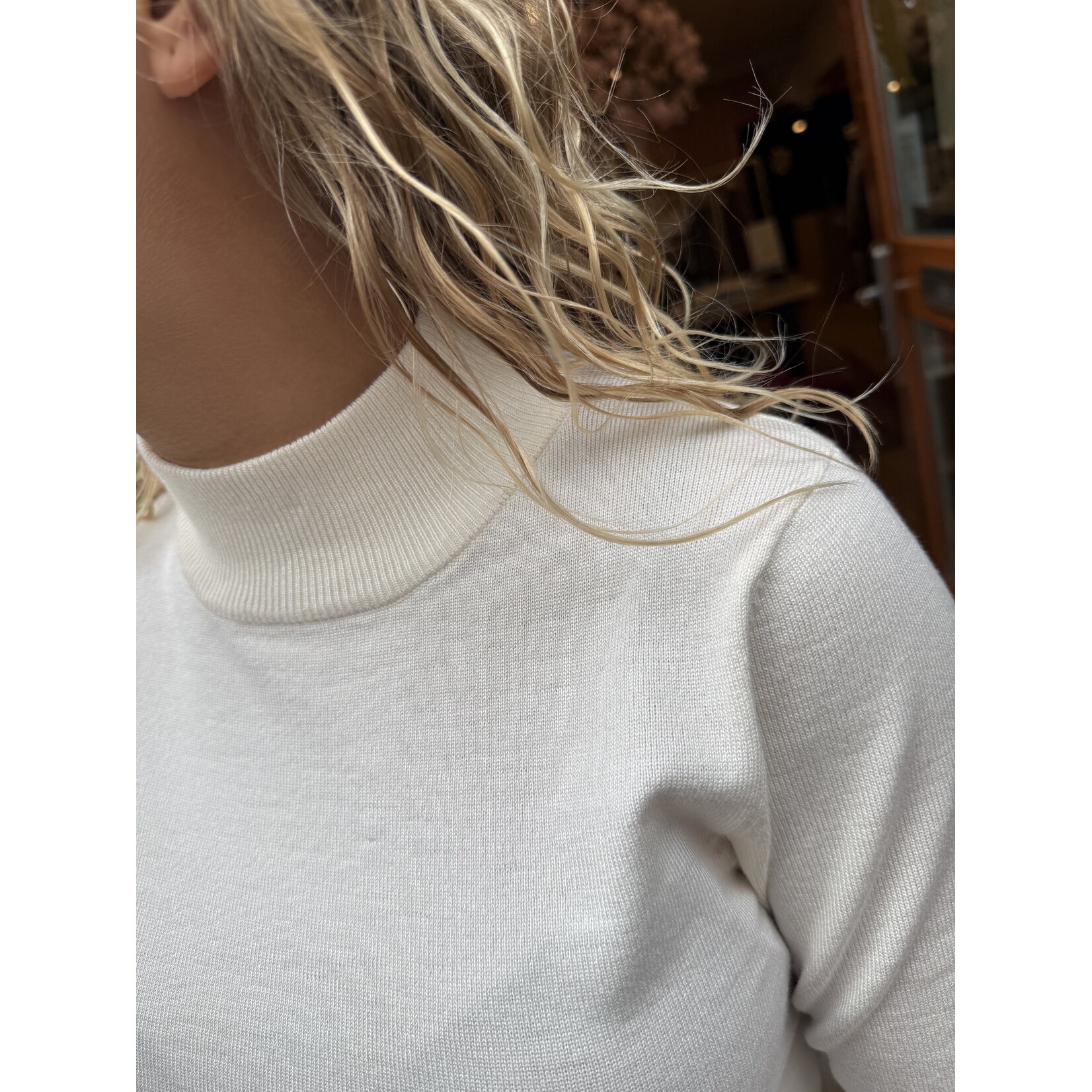 ICHI Ihluls turtleneck off white