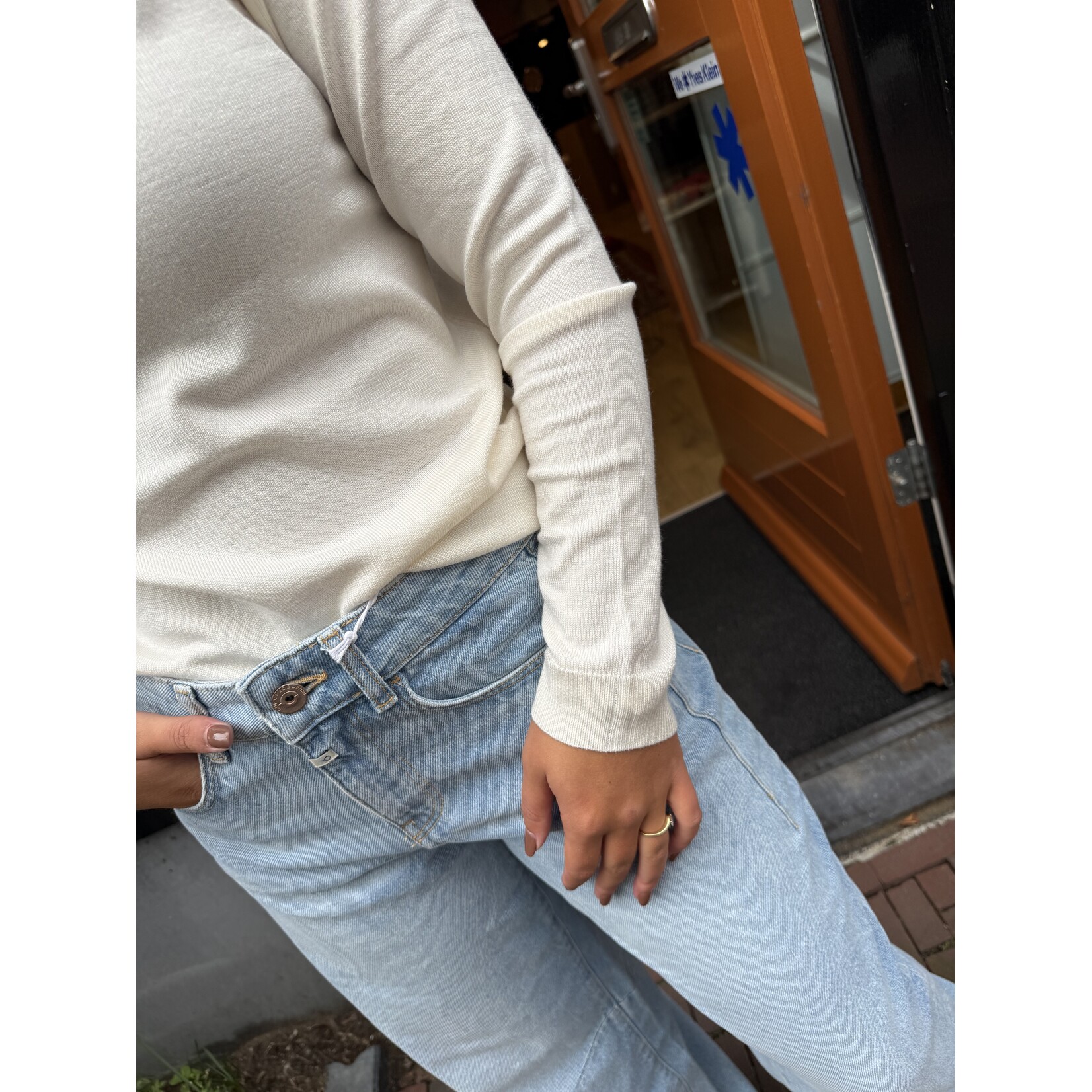 ICHI Ihluls turtleneck off white
