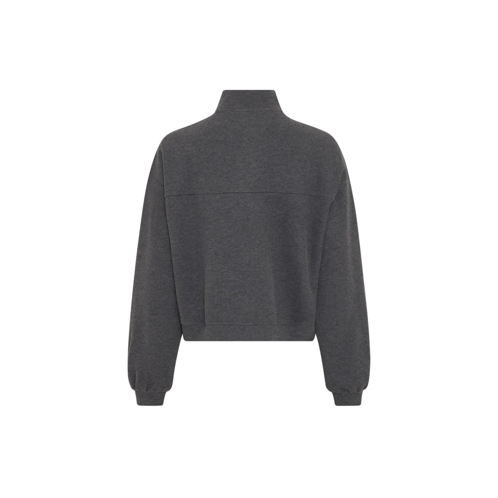 MSCH Moss Copenhagen Marletta zip sweater grijs
