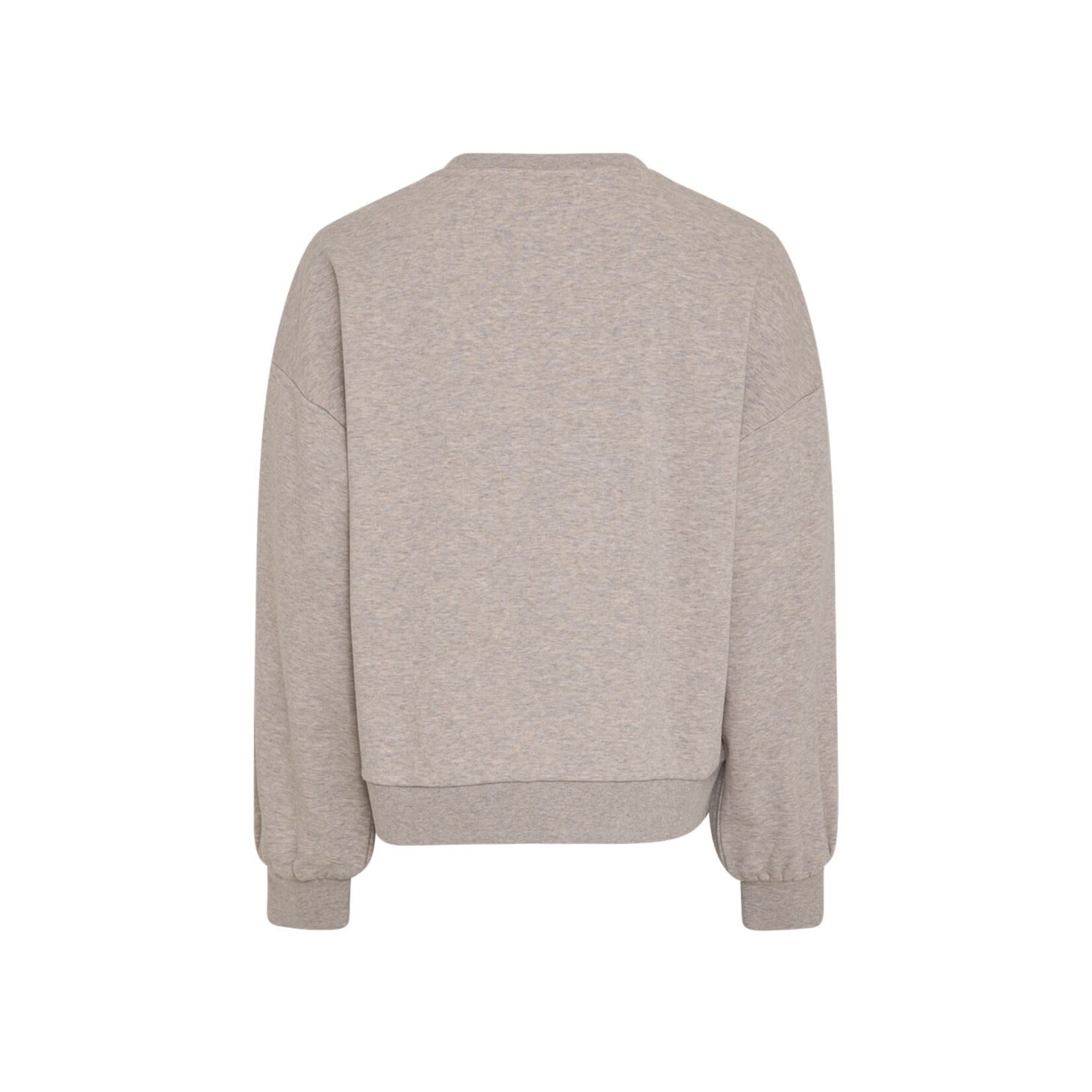 MSCH Moss Copenhagen Brawley Briena Logo sweater grijs bruin