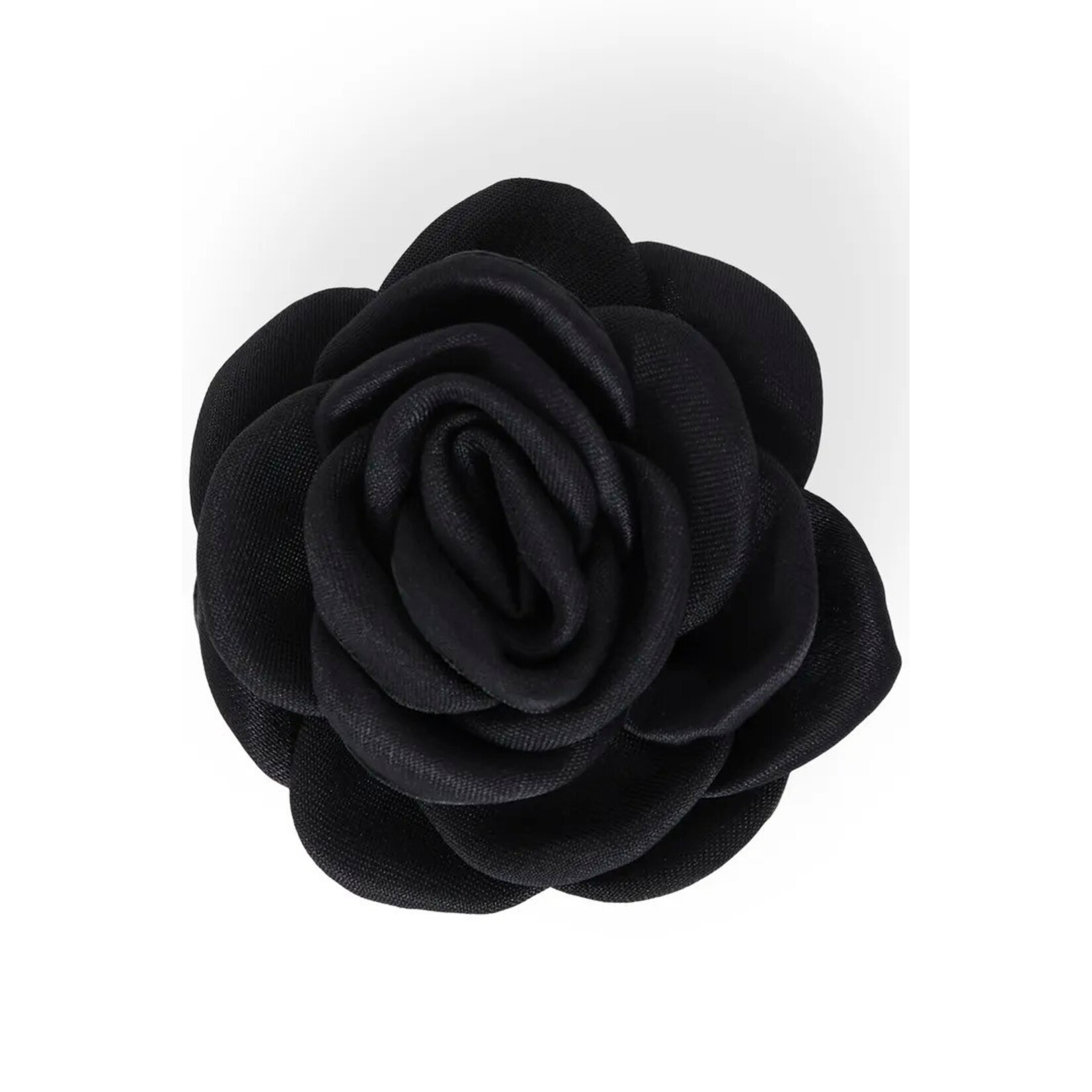 ICHI Iabibi broche klem bloem zwart