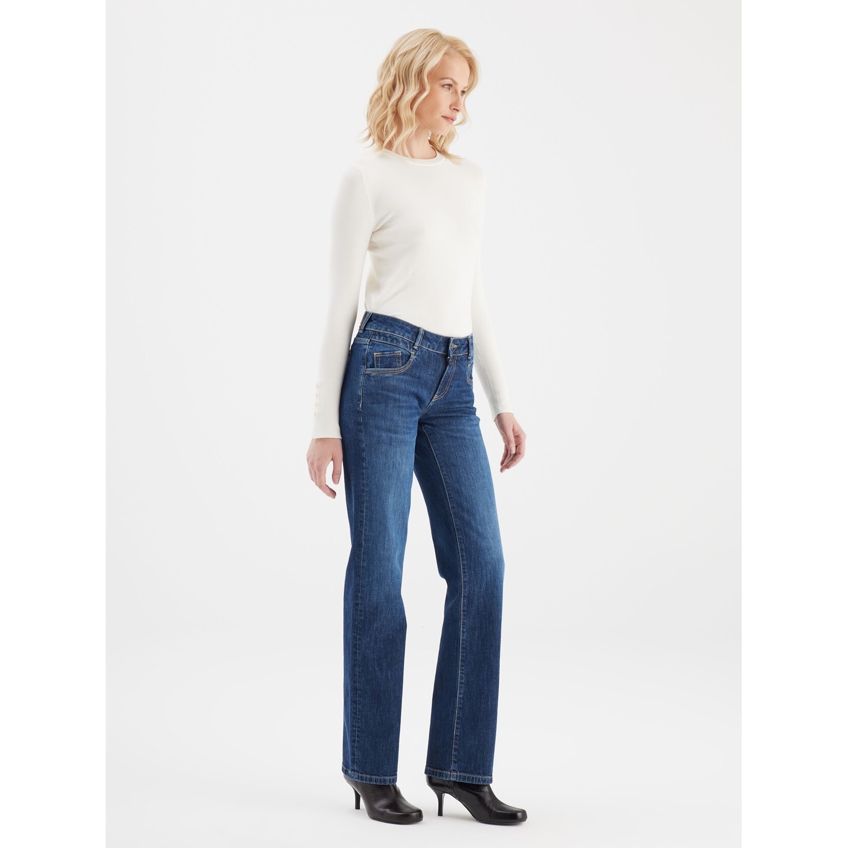 C.O.J. COJ Straight jeans Diva D blue