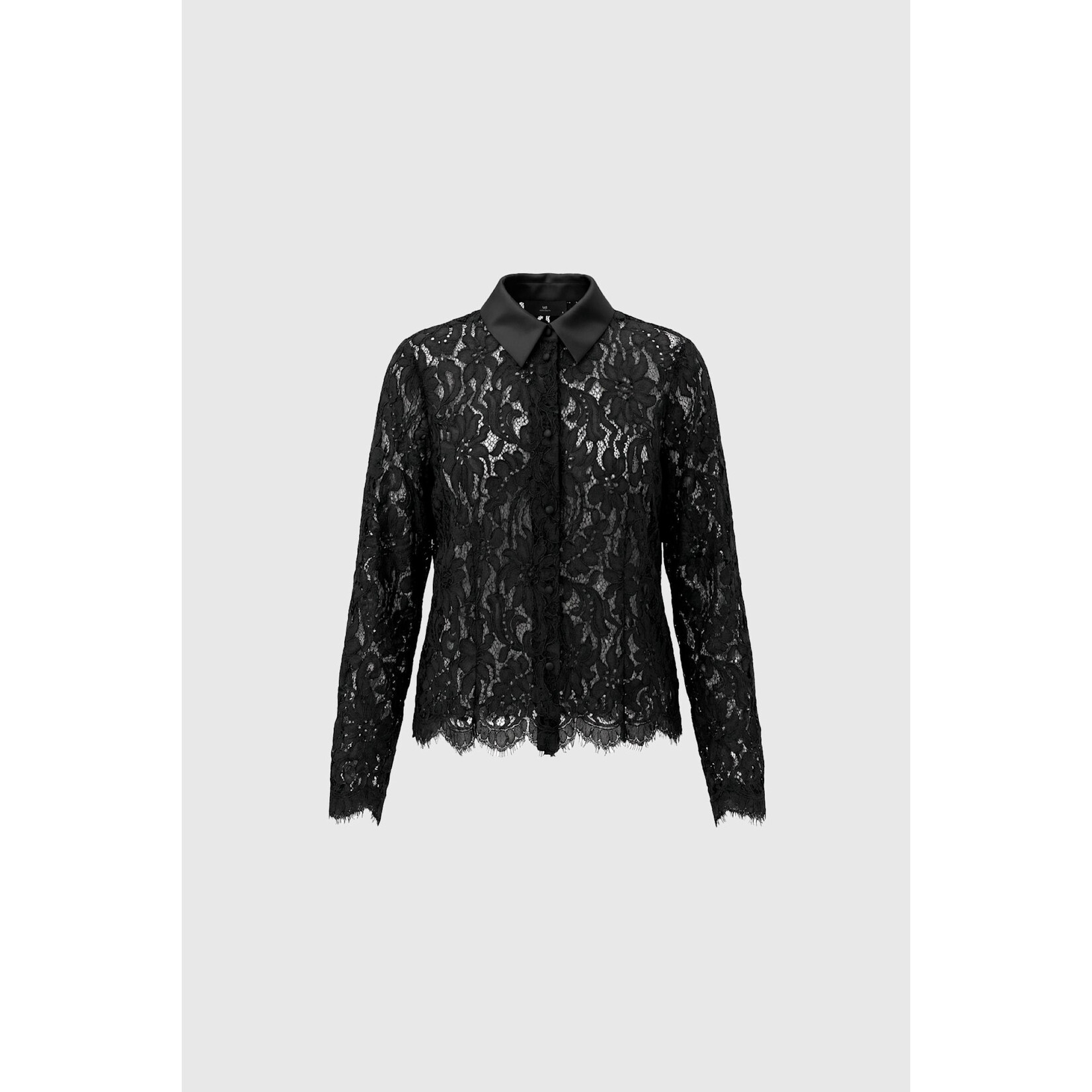 With Black Withblack Jess kanten blouse zwart