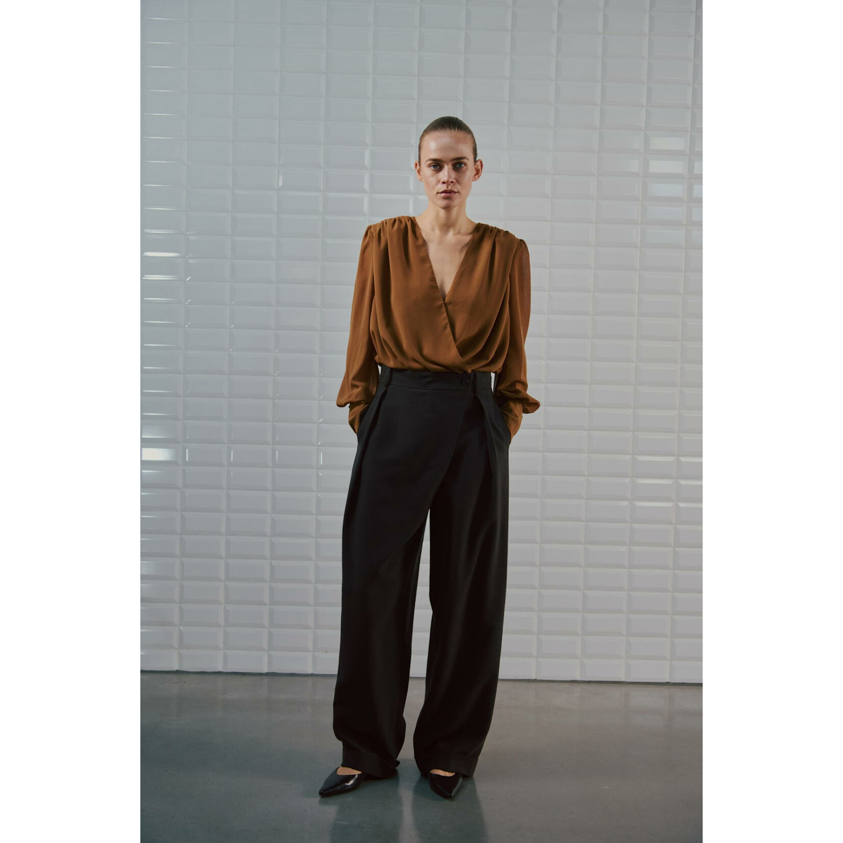 With Black Withblack Juana pantalon zwart