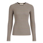 Top Fenna streep groen/blauw
