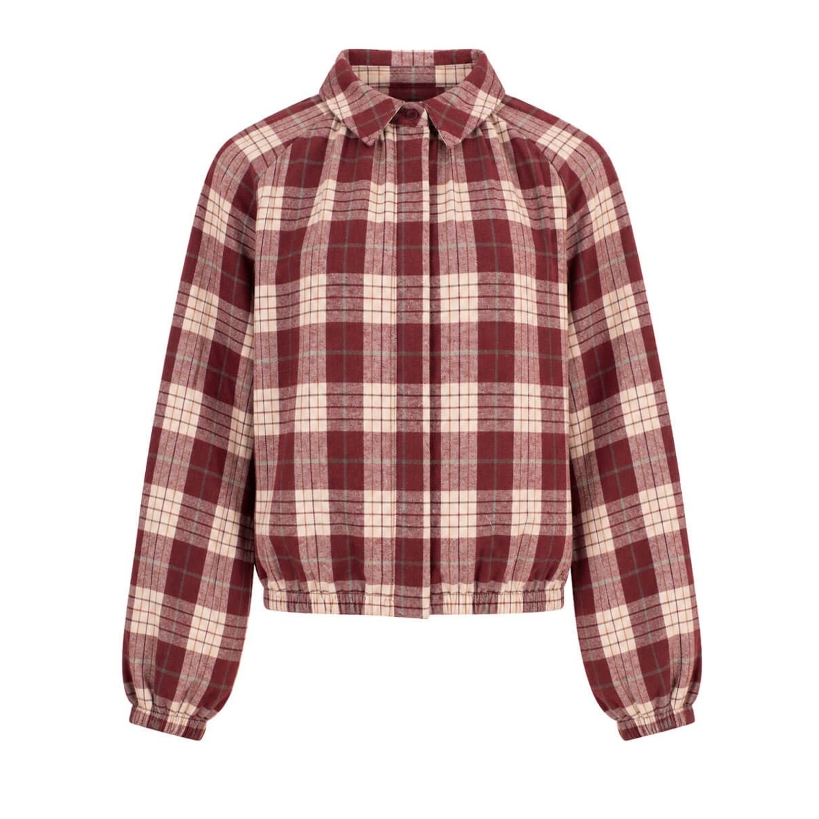 Blouse Marit ruit rood