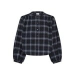 ICHI Ihlalana blouse ruit grijs