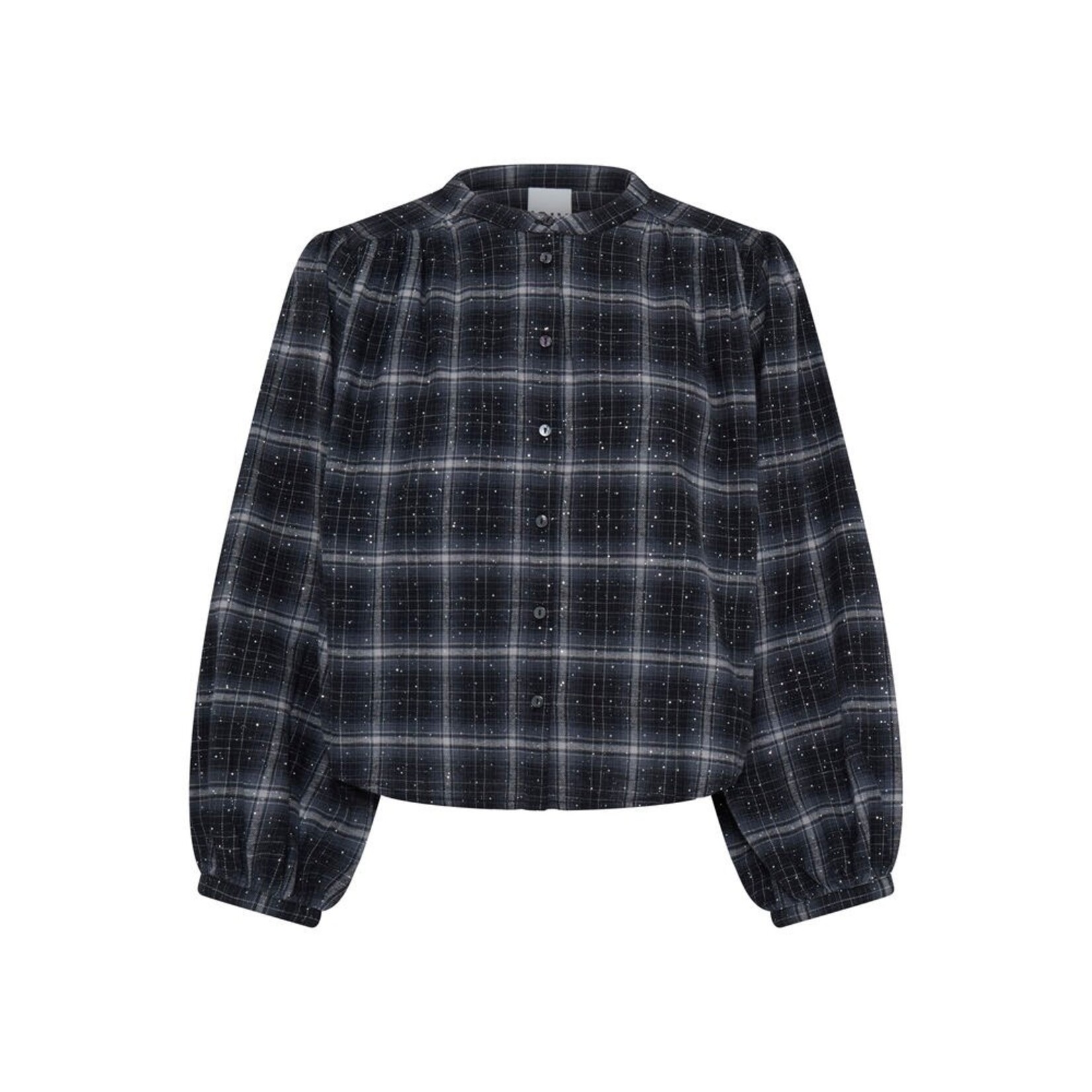ICHI Ihlalana blouse ruit grijs