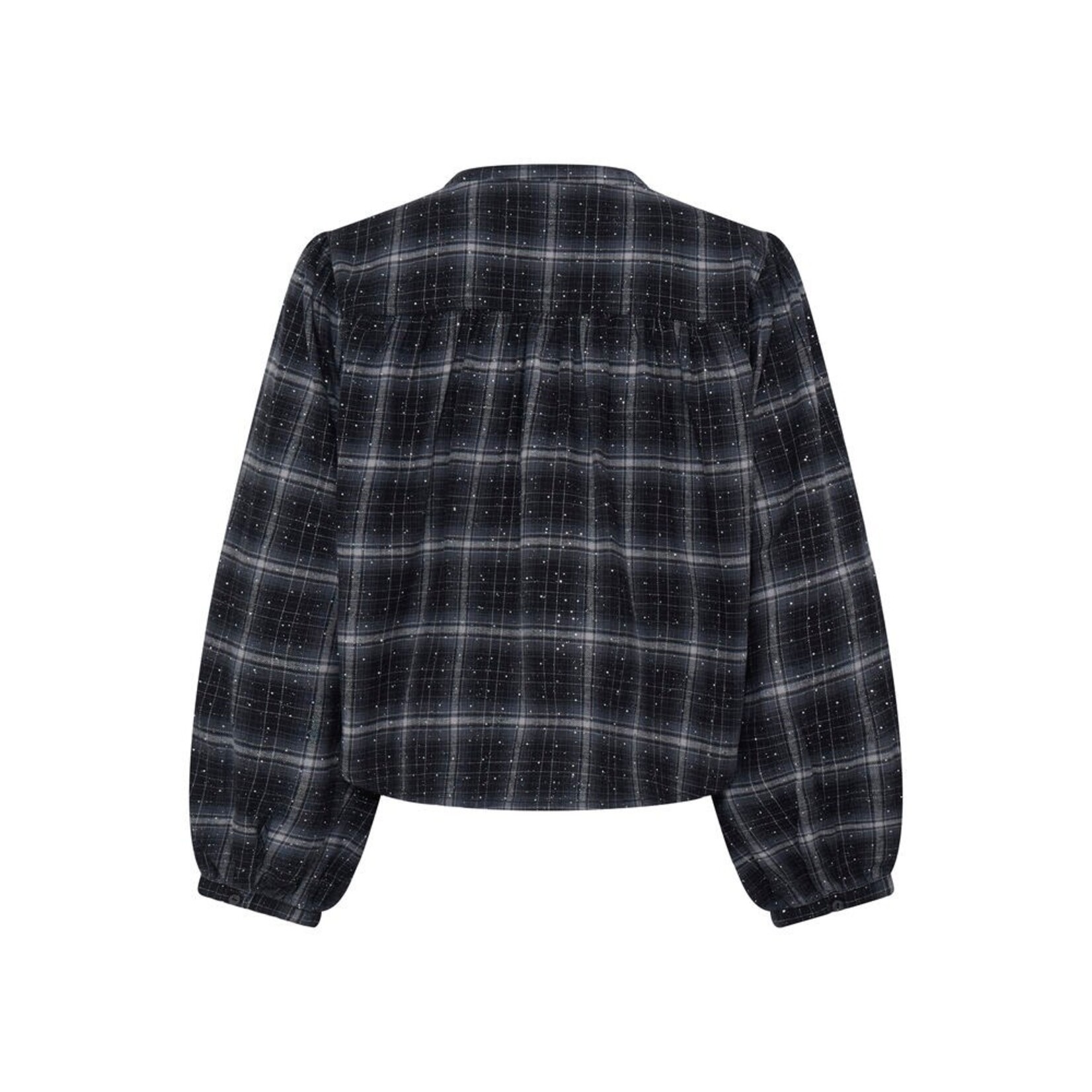 ICHI Ihlalana blouse ruit grijs
