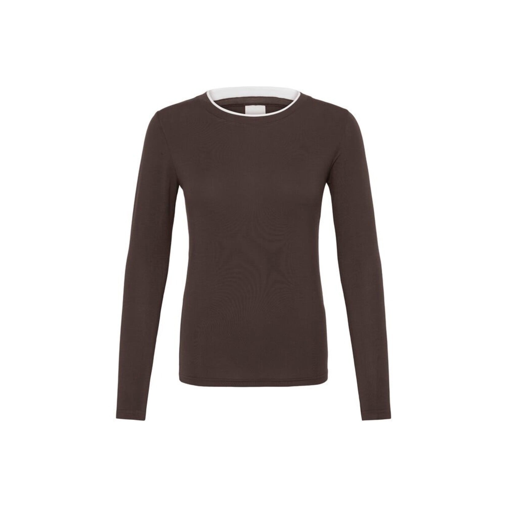 ICHI Ihphiluca long sleeve bruin
