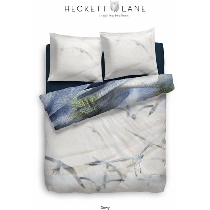 Heckett Lane dekbedovertrek Dewy blauw 240-200/220 Heckett Lane dekbedovertrek Dewy blauw 240-200/220