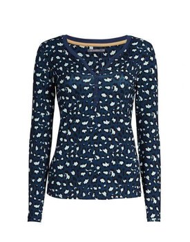 Essenza Opal Animal Top Long Sleeve Blue XL