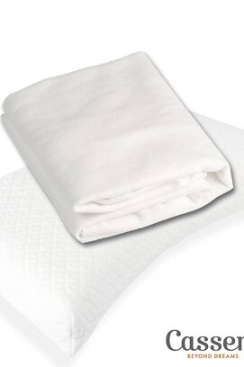 Cassenz molton kussensloop Monaco 7-11 cm
