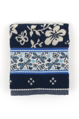 Bunzlau Castle keukendoek Dragonfly Dark Blue 53x60