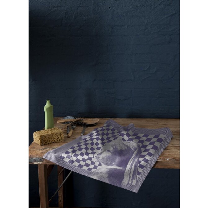 DDDDD Theedoek Girl with pearl