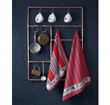 DDDDD keukendoek Friesian red 50x55 (per stuk)