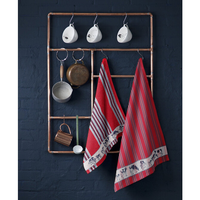 DDDDD keukendoek Friesian red 50x55 (per stuk) DDDDD keukendoek Friesian red 50x55 (per stuk)