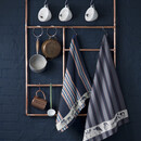 DDDDD DDDDD theedoek Friesian blue 60x65 (per stuk)