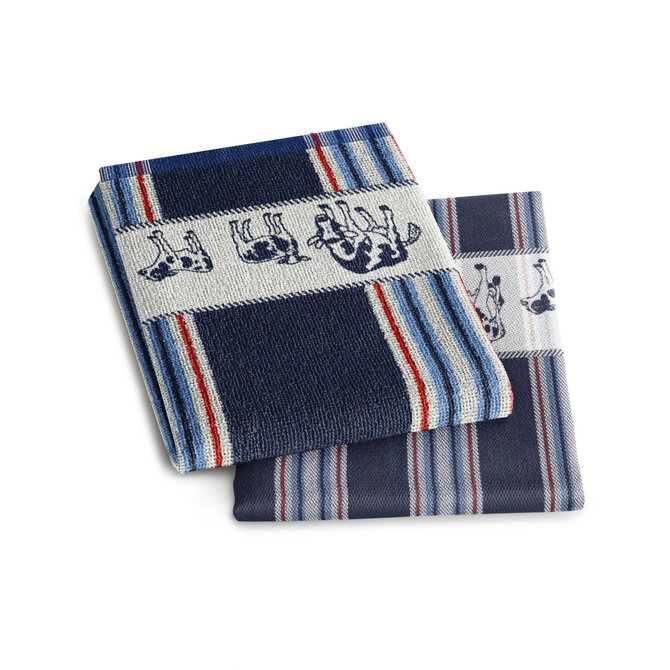 DDDDD keukendoek Friesian blue 50x55 (per stuk)