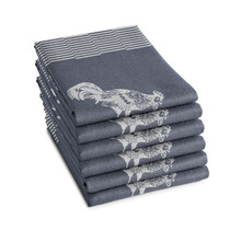 DDDDD theedoek Goodmorning blue 60x65 (per stuk)