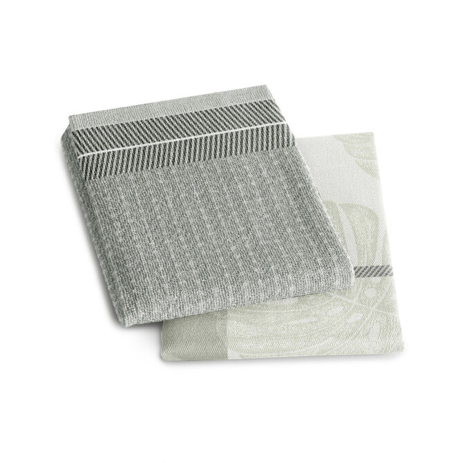 DDDDD theedoek Monstera cream 60x65 (per stuk)