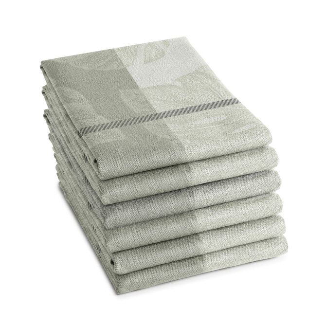 DDDDD theedoek Monstera cream 60x65 (per stuk)