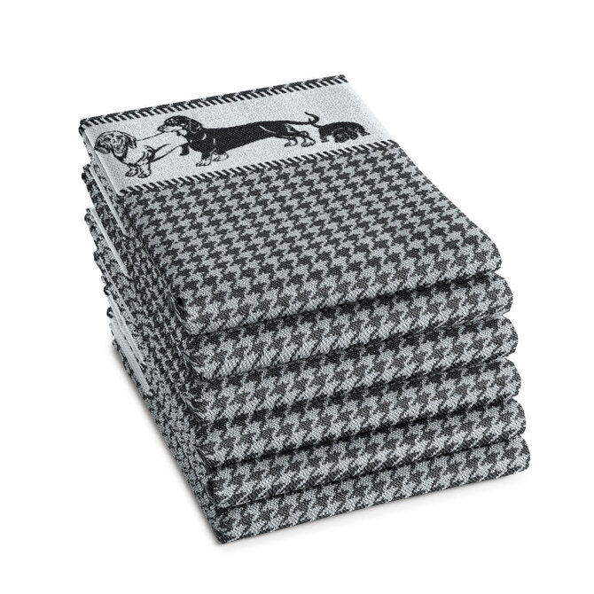 DDDDD theedoek Saar zwart 60x65 (per stuk) DDDDD theedoek Saar zwart 60x65 (per stuk)