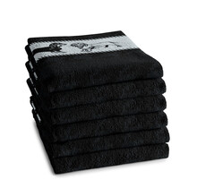 DDDDD keukendoek Saar zwart 50x55 (per stuk)
