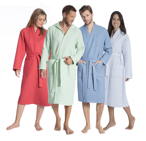 Sauna badjassen en lakens