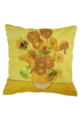 Beddinghouse x Van Gogh sierkussen Sunflower geel 45x45