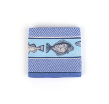 Bunzlau Castle theedoek Fish royal blue