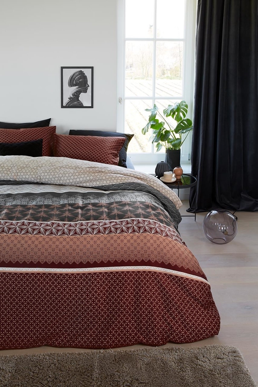 Beddinghouse dekbedovertrek Densley red