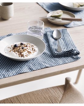 Marc O' Polo placemat Tentstra 33x45 smoke-blue