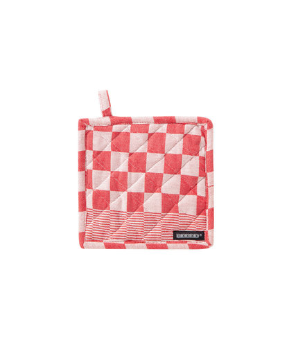 DDDDD pannenlap barbeque 21 x 21 cm red per 2 stuks