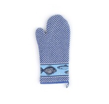Bunzlau Castle Fish ovenwant 20x37 Royal Blue