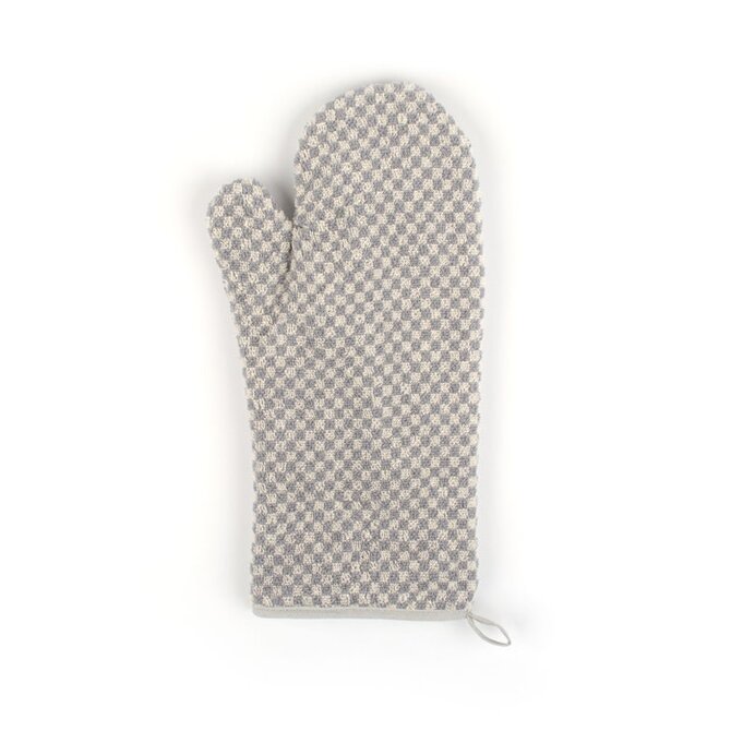 Bunzlau Castle Small Check ovenwant 20x37 Grey