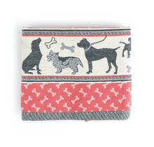 Bunzlau Castle Dogs theedoek 65x65 Red