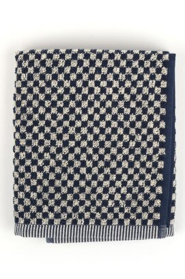 Bunzlau Castle keukendoek Small Check dark blue 53x60