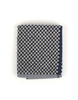 Bunzlau Castle keukendoek Small Check dark blue 53x60