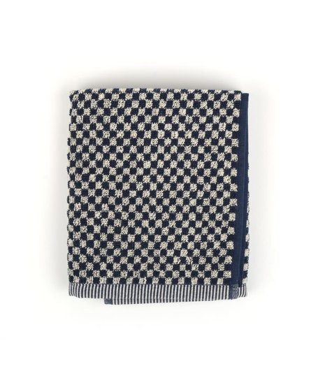 Bunzlau Castle keukendoek Small Check dark blue 53x60