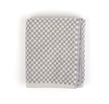 Bunzlau Castle keukendoek Small Check grey 53x60