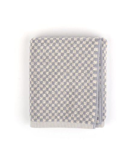 Bunzlau Castle keukendoek Small Check grey 53x60