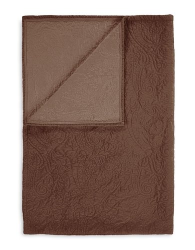 ESSENZA Roeby Plaid Chocolate - 135x170 cm
