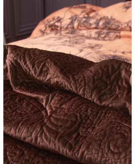 Essenza Roeby Quilt-Chocolate