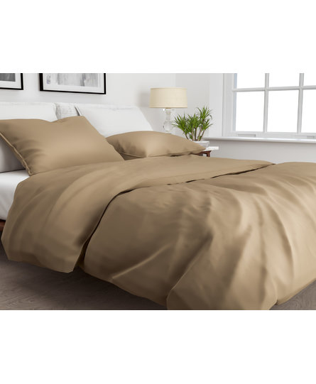 Zo!Home Satinado Dekbedovertrek Praline Brown