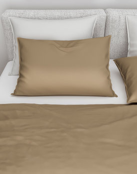 Zo!Home Satinado Dekbedovertrek Praline Brown