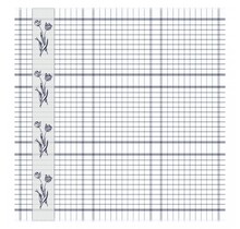 DDDDD theedoek lisse  60x65 blue per stuk