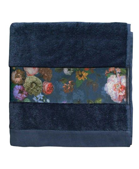 Essenza Fleur Handdoek Blue 60x110