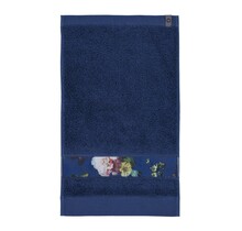 Essenza Fleur gastendoek Blue 30x50