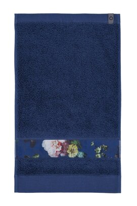 Essenza Fleur gastendoek Blue 30x50